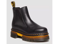 Dr Martens Audrick Contrast Sole Leather Platform Chelsea