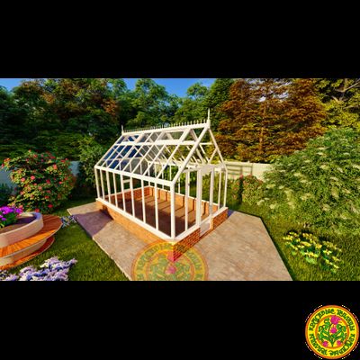 Базовая комплектация теплицы ЧЕСТЕРФИЛД ИДЕАЛ размером 5000 х 3000мм.