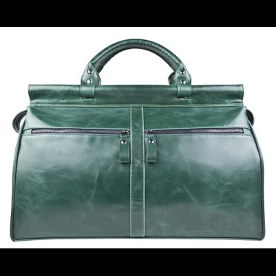 Кожаный саквояж Veano Premium green (арт. 4004-11)