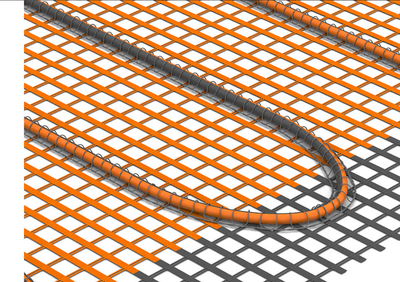 Теплый пол Теплолюкс ProfiMat 1440-8,0 | Нагревательный мат для теплого пола