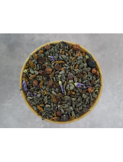 Зеленый чай с добавками "Вкус детства" 100г