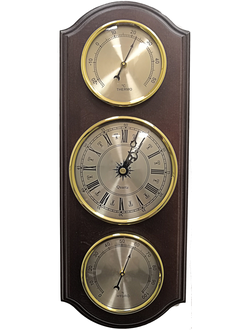 Метеостанция с часами Бриг КМ93005-ЧТГ-В
