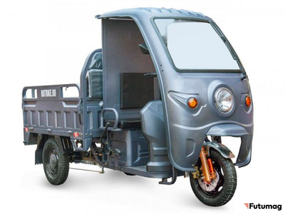 Грузовой электротрицикл Rutrike Глобус 1500 60V1000W серый