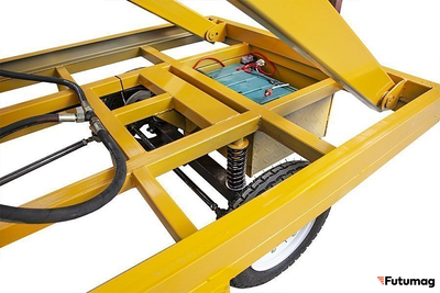 Платформенная тележка электрическая RuTrike ПЛИТА ЛИФТЕР 1800