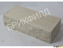 Имитация природного камня "Дикий камень", ложок (тычок). Белый. Кирпичный завод Брик Филд
