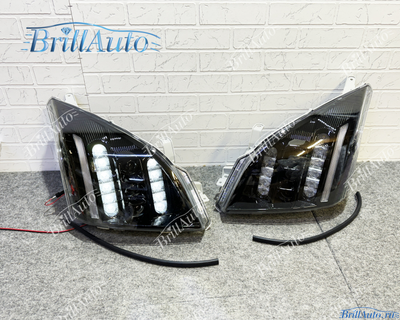 Фары Toyota Prado 120 LED светодиодные яркие