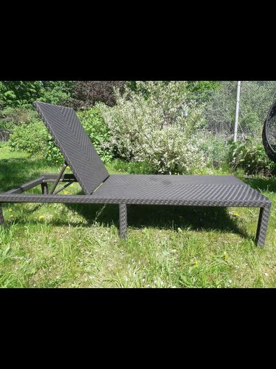 шезлонг из искусственного ротанга AVALON