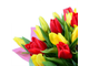 Букет «Красные и желтые тюльпаны»