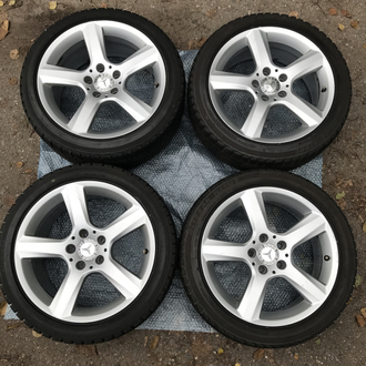 R17 разноширокие диски Mercedes 5 Spoke R172