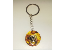 Брелок из натурального янтаря "Changan"