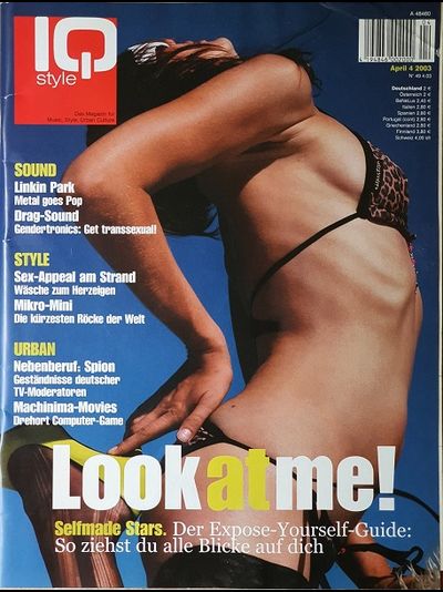 IQ Style Magazine April 2003 Madonna, Linkin Park Иностранные музыкальные журналы, Intpressshop