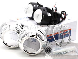 Sariti S5 с крепежными рамками, масками, шпильками, герметиком Hot Pro (набор для рефлекторных фар)