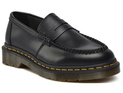 DR MARTENS PENTON LOAFERS BLACK SMOOTH