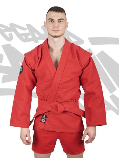 Куртка для самбо ВФС BRAVEGARD Ascend Тренинг красный