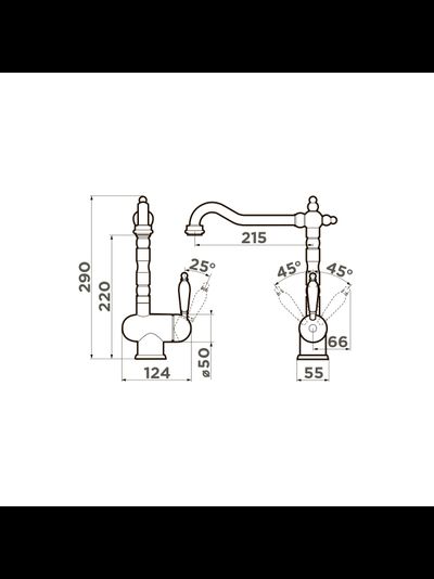 Смеситель OMOIKIRI KYOTO