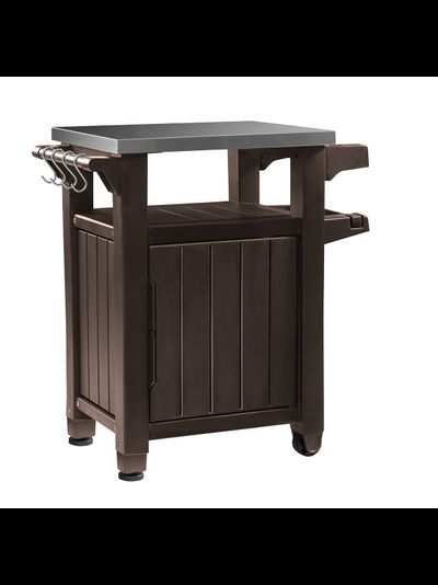 Столик для барбекю 105л коричневый