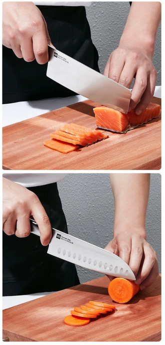 Набор ножей Xiaomi HuoHou Stainless steel kitchen Knife set HU0095