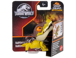Jurassic World Фигурка Сбежавшие динозаврики Snap Squad Барионик, GYN45