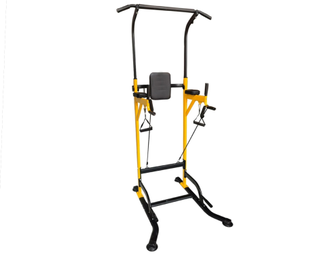 Стойка напольная турник-пресс-брусья DFC POWER TOWER G008Y с эспандерами