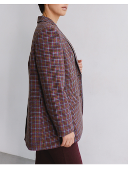 Жакет из шерсти в клетку