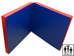 Мат гимнастический складной 2-х секционный