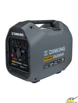 Генератор бензиновый инверторный Dinking DK2500iC (2.5кВт, 230В/50Гц, DK164F/P-2, бак 4л.)