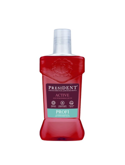 Ополаскиватель для полости рта для ослабленных дёсен Profi Active, PresiDENT, 250 мл.
