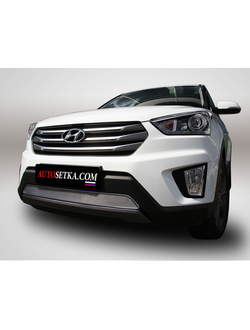Premium защита радиатора для Hyundai Creta (2016-2019-2021)