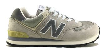 New Balance 574 Светло-серые с белым (41-45) Арт. 047F