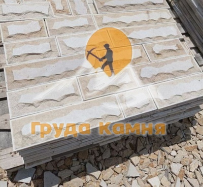 Доломит с фаской гладкая сердцевина, серо-бежевый