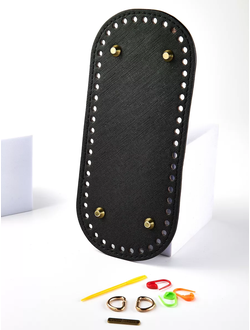 Донышко для вязания сумок и корзин овальное 20х12