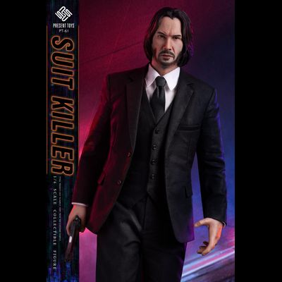Джон Уик (Киану Ривз, &quot;Джон Уик&quot;) - Коллекционная ФИГУРКА 1/6 scale Suit killer (PT-sp61) - PRESENT TOYS