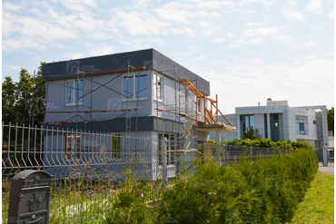 Процесс строительства каркасного двухэтажного дома общей площадью 119 кв.м. в комплектации Basic, г. Краснодар, Тахтамукайский район