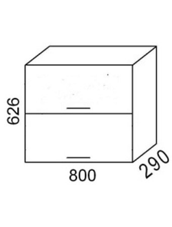 Шкаф В800Г Эра : Дуб Горный  (Эра)