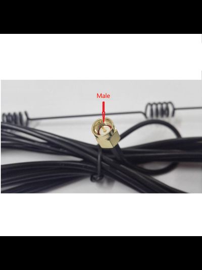 Уличная антенна WiFi 2,4 ГГц с кабелем 3 метра и с магнитным основанием. (Разъём SMA Male) (усиление 7 Дб)