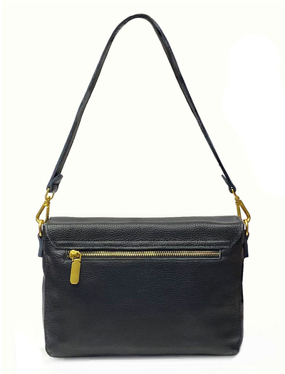 (АРТИКУЛ: 9979/5) СУМКА ЖЕНСКАЯ НЕБОЛЬШАЯ, НАТУРАЛЬНАЯ КОЖА, ЧЕРНАЯ, РЕМЕНЬ ЧЕРЕЗ ПЛЕЧО