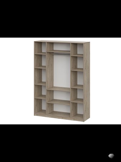 ШК 5 1600 шкаф четырехстворчатый распашной Дуб Эндгрейн/Меланж