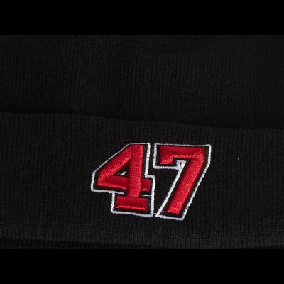 Шапка №47 A&amp;C черно-красная