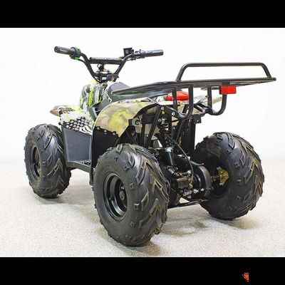 Квадроцикл GreenCamel Gobi K51 (30Ah 36V 800W R7 Цепь) быстросъем, ножной тормоз, pеленый экстрим
