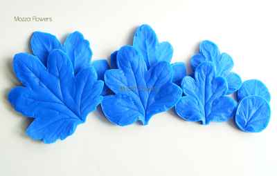 "Лист хризантемы " Силиконовый молд (вайнер)