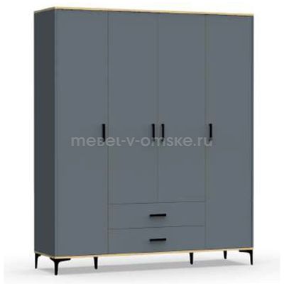 ЭВ169 Шкаф 4Д Лофт-ЭВ. Размер: 1780х2100х500.