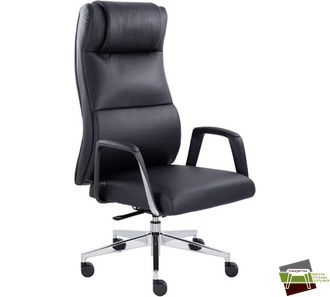 Кресло UTFC Канзас М-111 пластик/хром черный