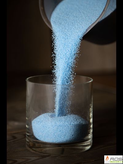 Насыпные свечи RosCandles голубые &quot;Голубой&quot; - мешок 25кг