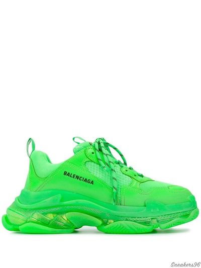 Balenciaga Triple S Clear Sole Green/Зеленые 2019 Женские (36-40)