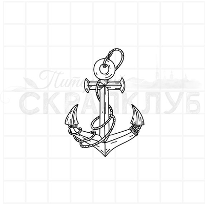 ФП штамп "Якорь граненый"