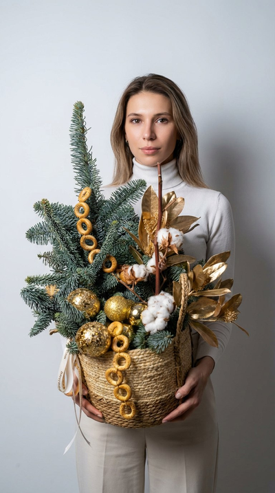 Новогодняя композиция № 1119