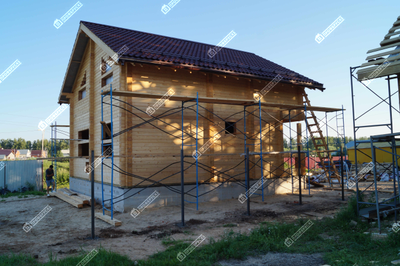 Дом из клееного бруса "Казань", 120 м2