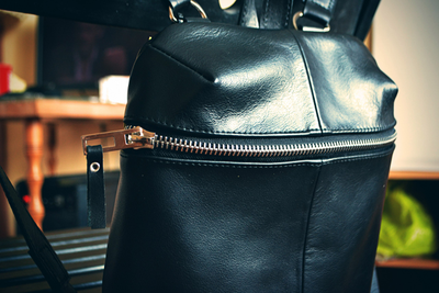 Черный кожаный рюкзак Kerk! Sepia с доставкой по России