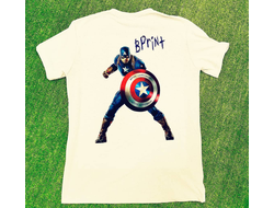 Печать на белых футболках