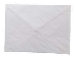 Белый конверт С6 (114х162мм) декстрин с треугольным клапаном